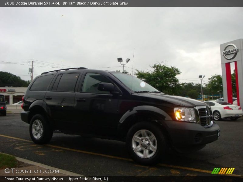 Brilliant Black / Dark/Light Slate Gray 2008 Dodge Durango SXT 4x4