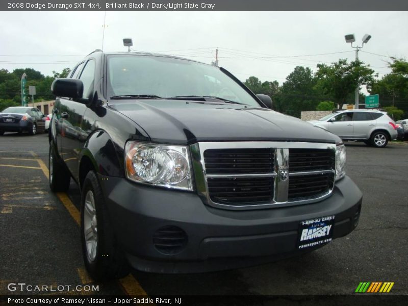 Brilliant Black / Dark/Light Slate Gray 2008 Dodge Durango SXT 4x4