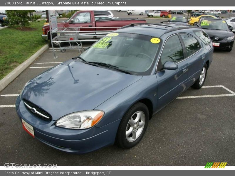 Graphite Blue Metallic / Medium Graphite 2000 Ford Taurus SE Wagon