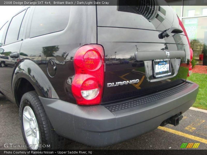 Brilliant Black / Dark/Light Slate Gray 2008 Dodge Durango SXT 4x4