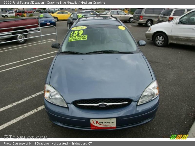 Graphite Blue Metallic / Medium Graphite 2000 Ford Taurus SE Wagon