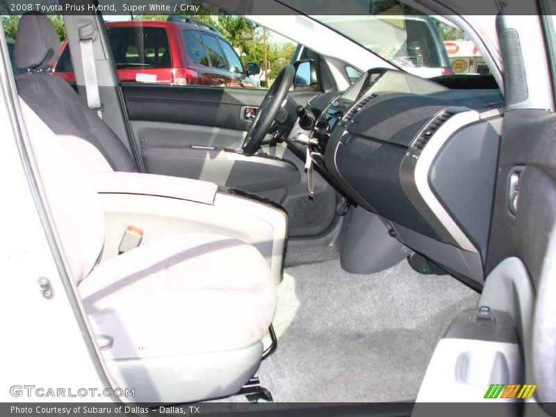 Super White / Gray 2008 Toyota Prius Hybrid