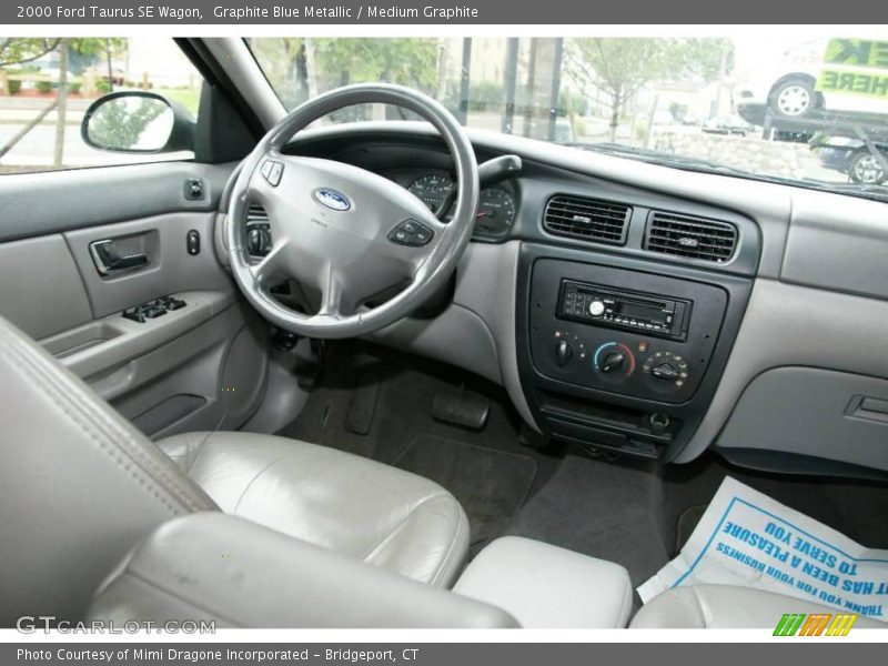 Graphite Blue Metallic / Medium Graphite 2000 Ford Taurus SE Wagon