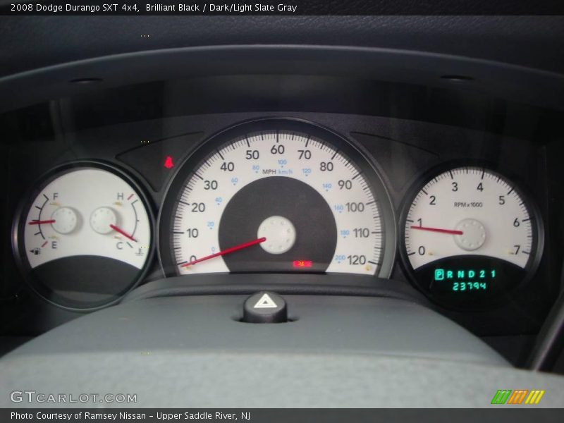 Brilliant Black / Dark/Light Slate Gray 2008 Dodge Durango SXT 4x4