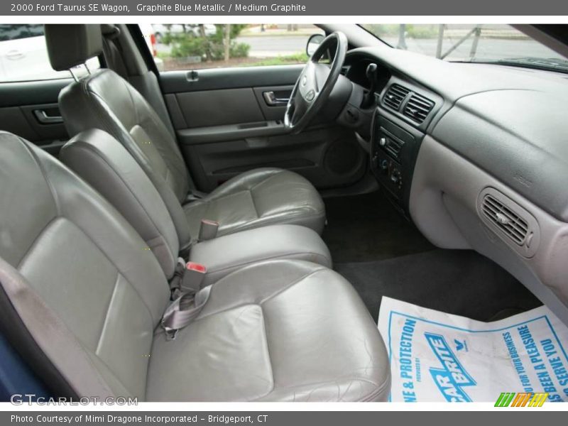 Graphite Blue Metallic / Medium Graphite 2000 Ford Taurus SE Wagon