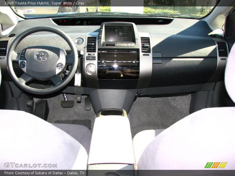 Super White / Gray 2008 Toyota Prius Hybrid
