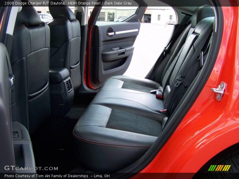 HEMI Orange Pearl / Dark Slate Gray 2008 Dodge Charger R/T Daytona