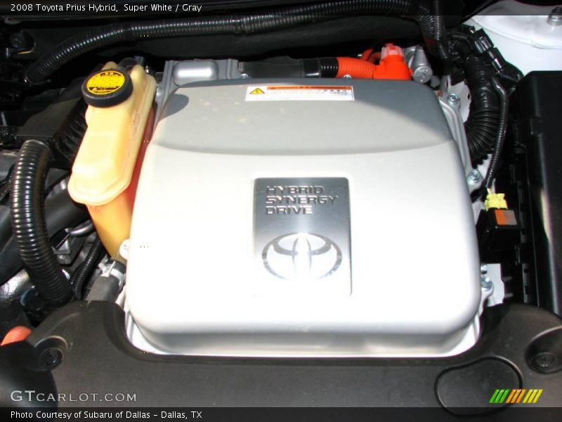 Super White / Gray 2008 Toyota Prius Hybrid
