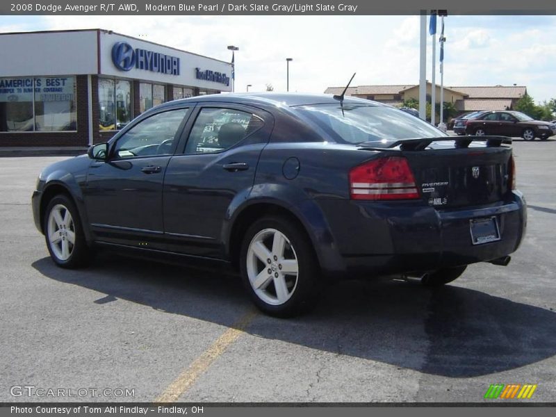 Modern Blue Pearl / Dark Slate Gray/Light Slate Gray 2008 Dodge Avenger R/T AWD
