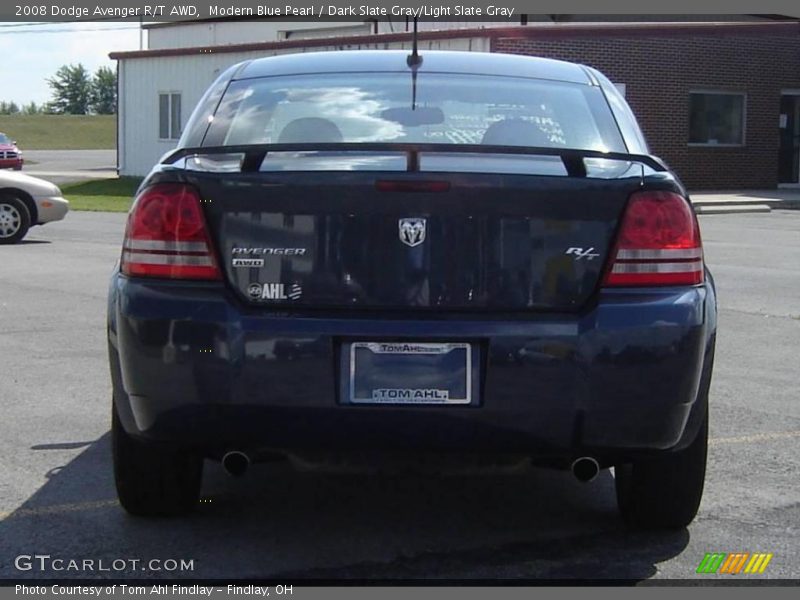 Modern Blue Pearl / Dark Slate Gray/Light Slate Gray 2008 Dodge Avenger R/T AWD