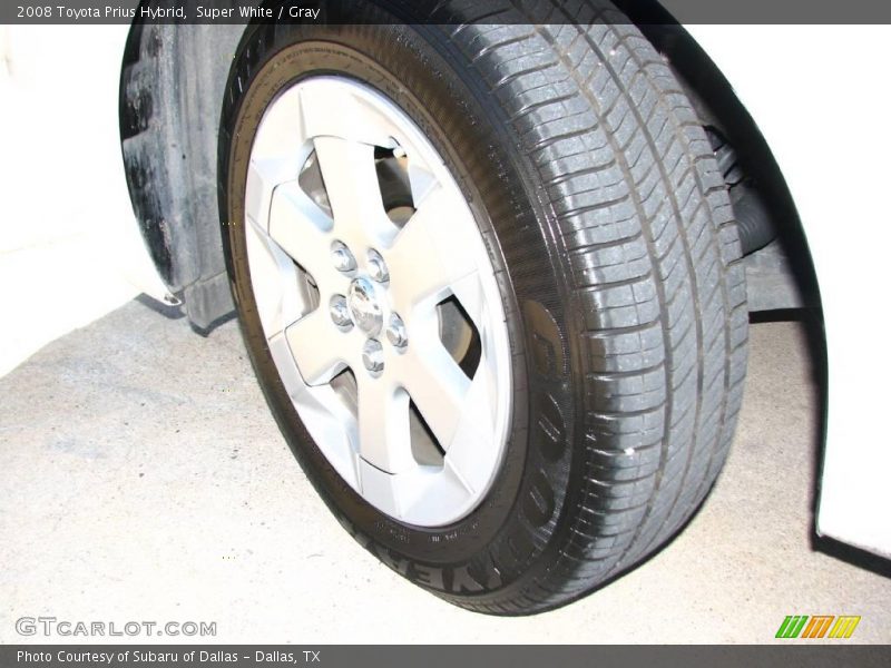 Super White / Gray 2008 Toyota Prius Hybrid