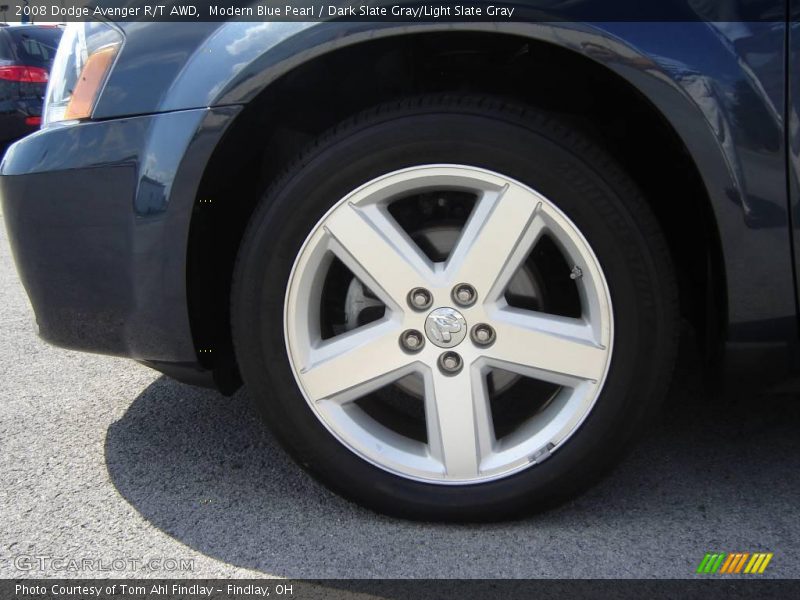 Modern Blue Pearl / Dark Slate Gray/Light Slate Gray 2008 Dodge Avenger R/T AWD