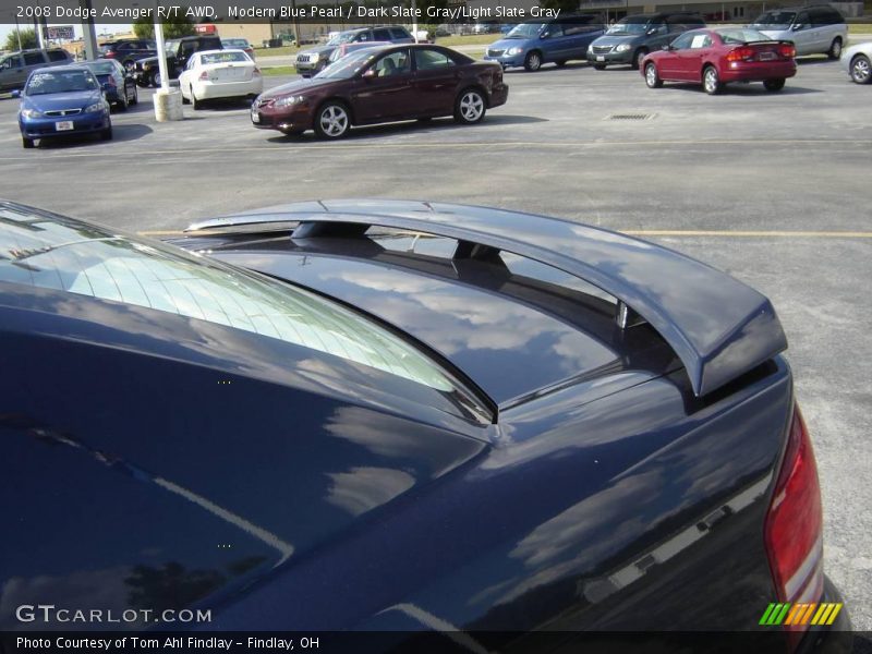 Modern Blue Pearl / Dark Slate Gray/Light Slate Gray 2008 Dodge Avenger R/T AWD
