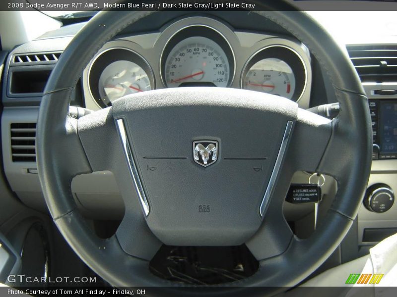 Modern Blue Pearl / Dark Slate Gray/Light Slate Gray 2008 Dodge Avenger R/T AWD