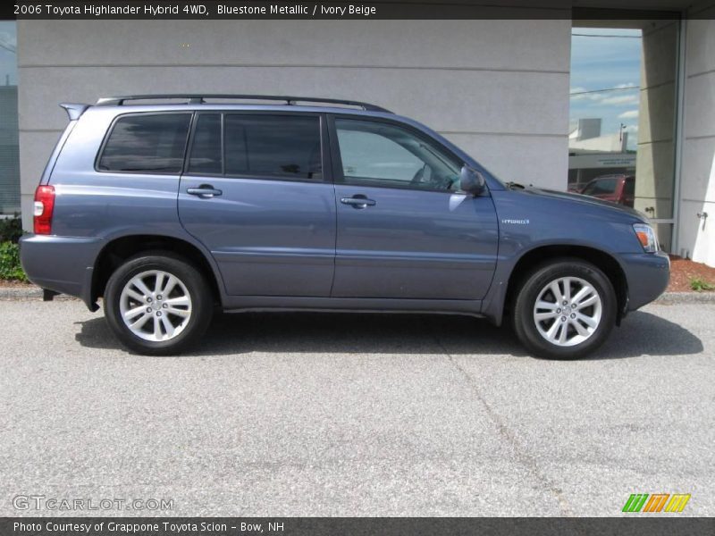 Bluestone Metallic / Ivory Beige 2006 Toyota Highlander Hybrid 4WD
