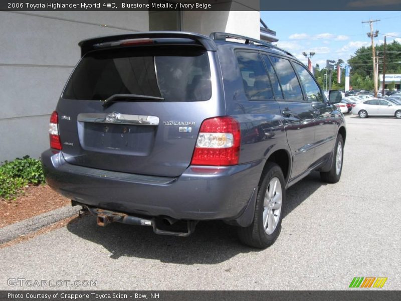 Bluestone Metallic / Ivory Beige 2006 Toyota Highlander Hybrid 4WD