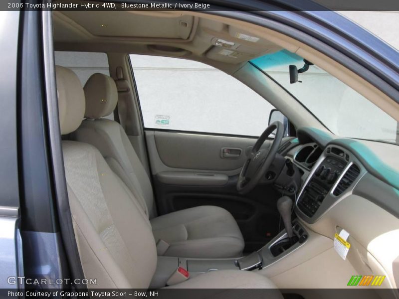 Bluestone Metallic / Ivory Beige 2006 Toyota Highlander Hybrid 4WD