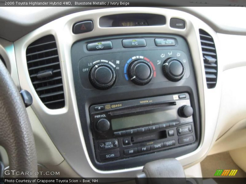 Bluestone Metallic / Ivory Beige 2006 Toyota Highlander Hybrid 4WD