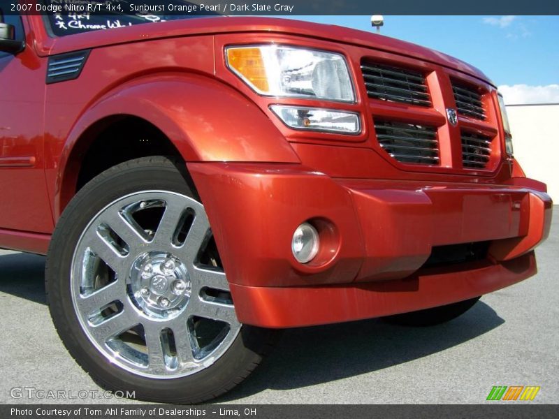 Sunburst Orange Pearl / Dark Slate Gray 2007 Dodge Nitro R/T 4x4