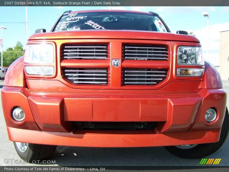 Sunburst Orange Pearl / Dark Slate Gray 2007 Dodge Nitro R/T 4x4