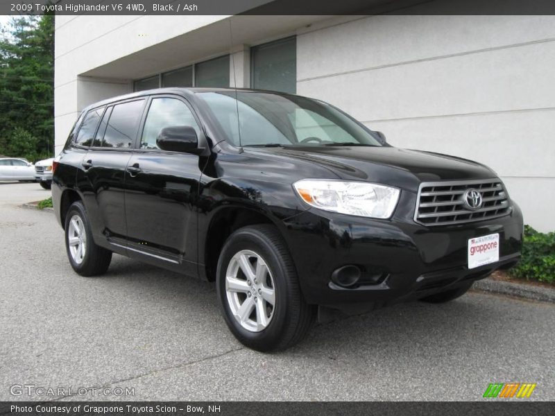 Black / Ash 2009 Toyota Highlander V6 4WD