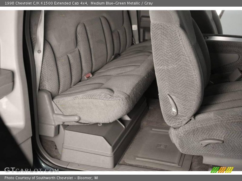 Medium Blue-Green Metallic / Gray 1998 Chevrolet C/K K1500 Extended Cab 4x4