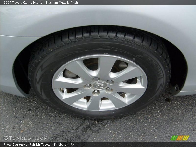 Titanium Metallic / Ash 2007 Toyota Camry Hybrid