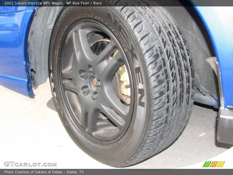 WR Blue Pearl / Black 2002 Subaru Impreza WRX Wagon