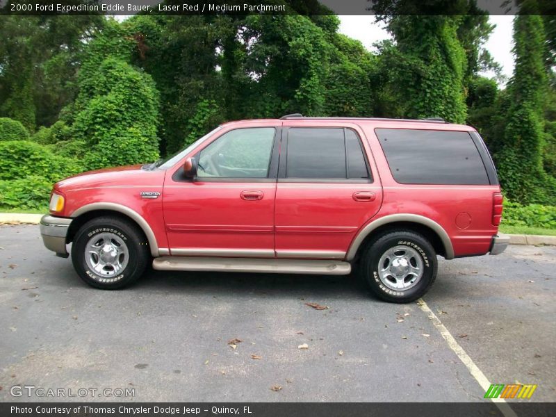 Laser Red / Medium Parchment 2000 Ford Expedition Eddie Bauer