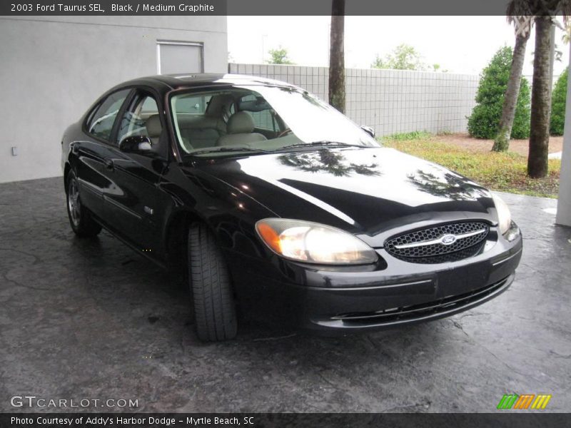 Black / Medium Graphite 2003 Ford Taurus SEL