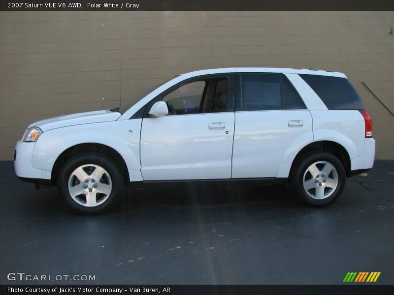 Polar White / Gray 2007 Saturn VUE V6 AWD