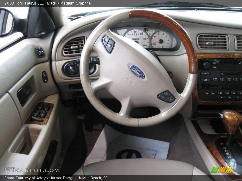 Black / Medium Graphite 2003 Ford Taurus SEL