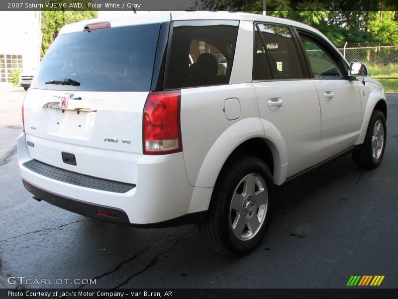 Polar White / Gray 2007 Saturn VUE V6 AWD