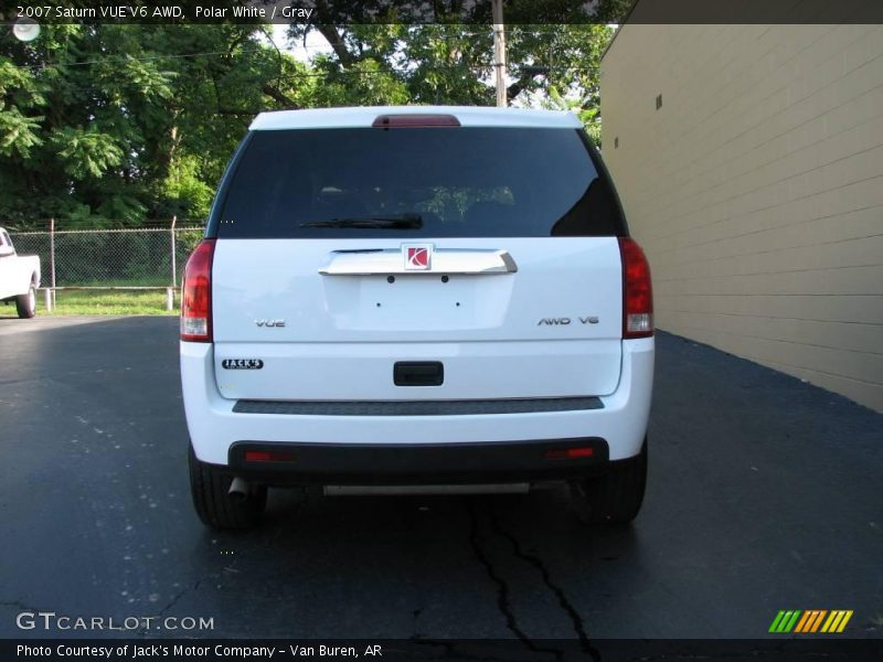 Polar White / Gray 2007 Saturn VUE V6 AWD