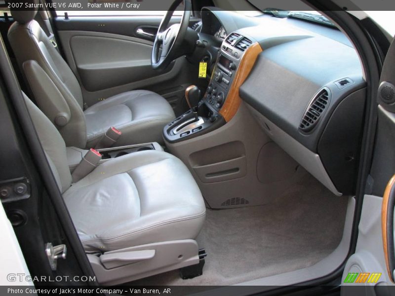 Polar White / Gray 2007 Saturn VUE V6 AWD