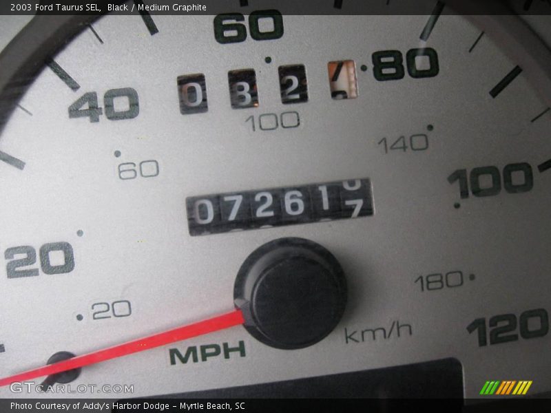 Black / Medium Graphite 2003 Ford Taurus SEL