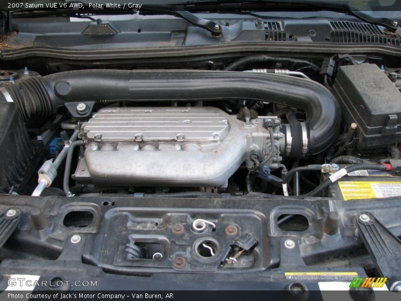 Polar White / Gray 2007 Saturn VUE V6 AWD