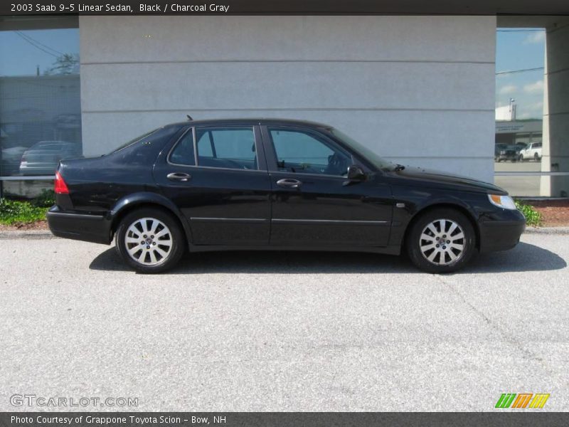 Black / Charcoal Gray 2003 Saab 9-5 Linear Sedan