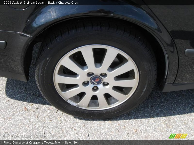Black / Charcoal Gray 2003 Saab 9-5 Linear Sedan