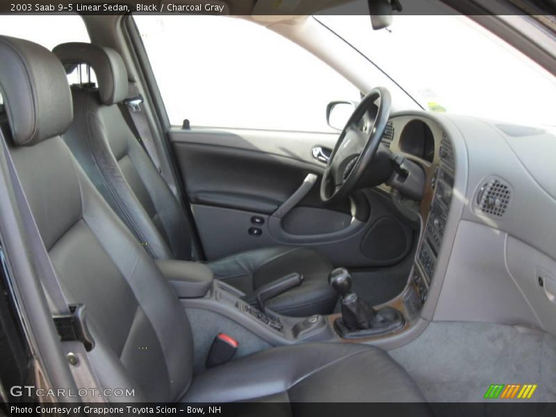 Black / Charcoal Gray 2003 Saab 9-5 Linear Sedan