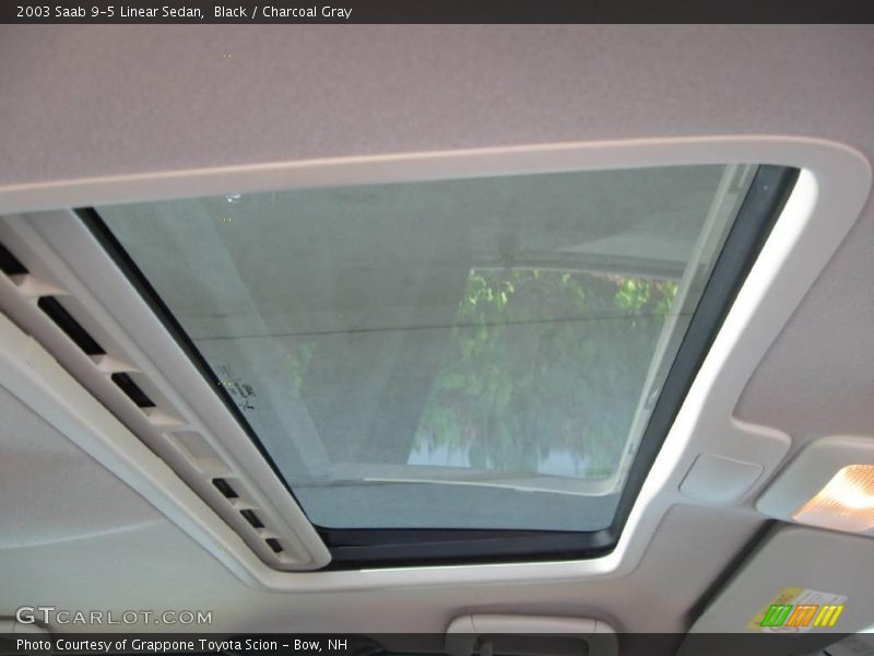 Black / Charcoal Gray 2003 Saab 9-5 Linear Sedan