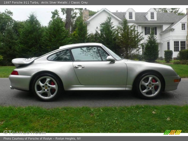 Arctic Silver Metallic / Classic Grey 1997 Porsche 911 Turbo