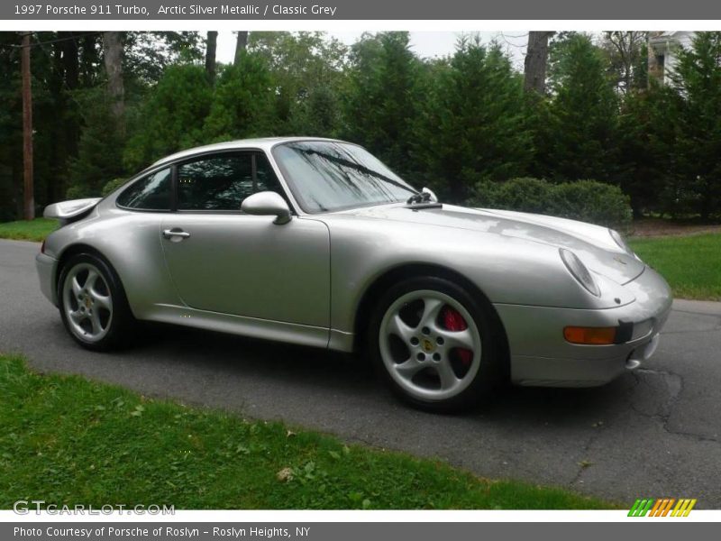 Arctic Silver Metallic / Classic Grey 1997 Porsche 911 Turbo