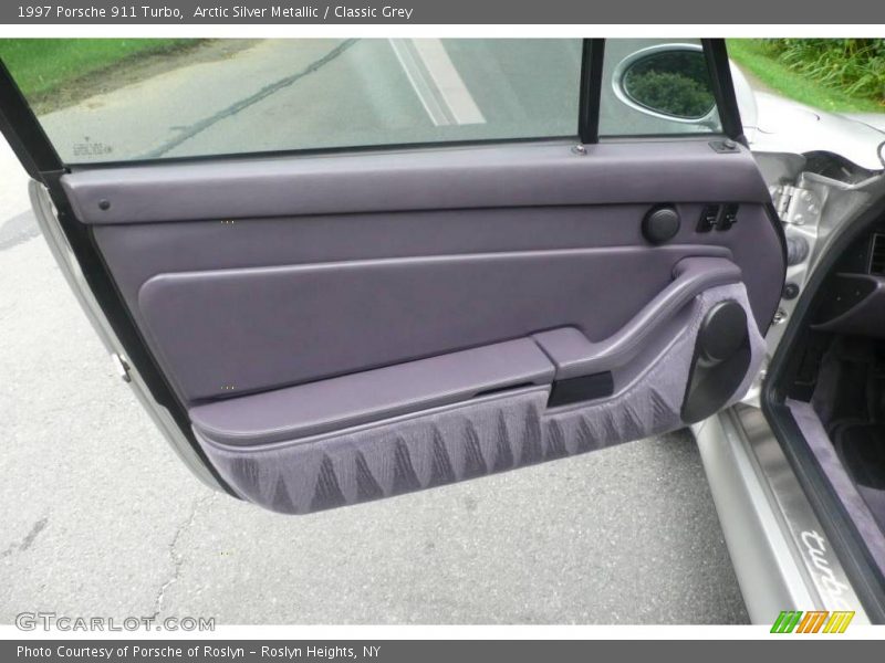 Arctic Silver Metallic / Classic Grey 1997 Porsche 911 Turbo