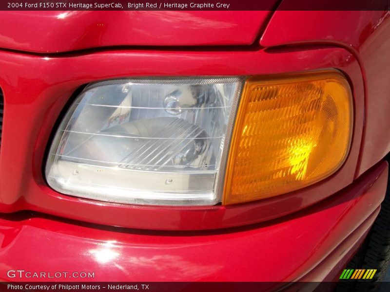 Bright Red / Heritage Graphite Grey 2004 Ford F150 STX Heritage SuperCab