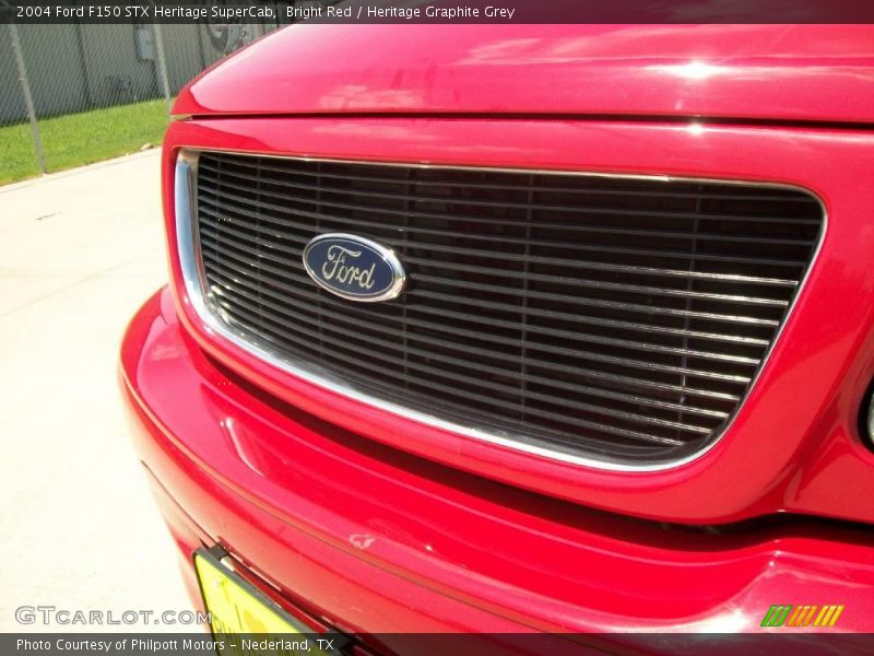 Bright Red / Heritage Graphite Grey 2004 Ford F150 STX Heritage SuperCab