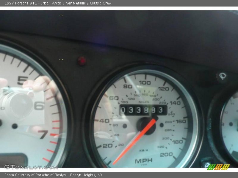 Arctic Silver Metallic / Classic Grey 1997 Porsche 911 Turbo