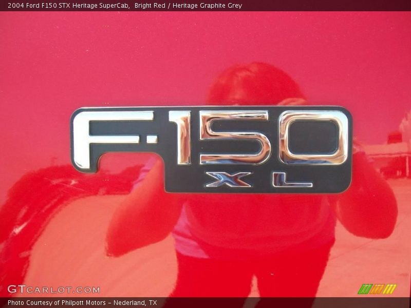 Bright Red / Heritage Graphite Grey 2004 Ford F150 STX Heritage SuperCab