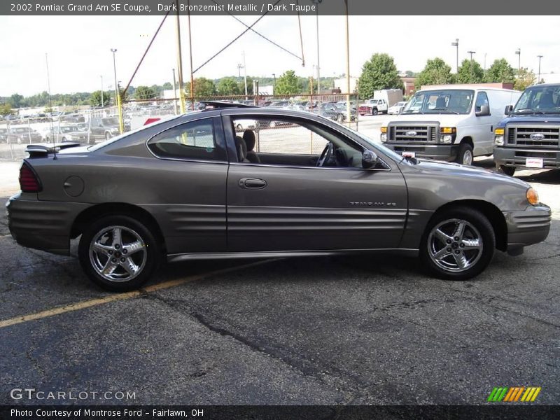 Dark Bronzemist Metallic / Dark Taupe 2002 Pontiac Grand Am SE Coupe