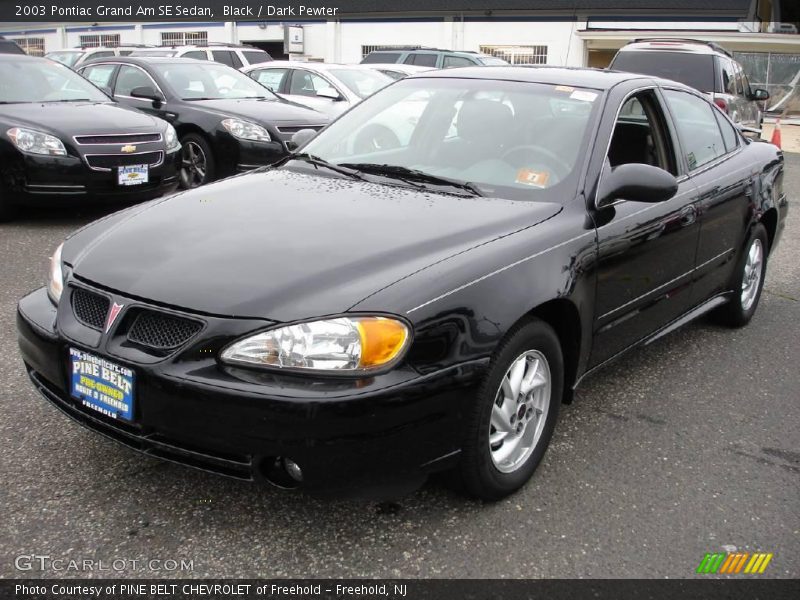 Black / Dark Pewter 2003 Pontiac Grand Am SE Sedan